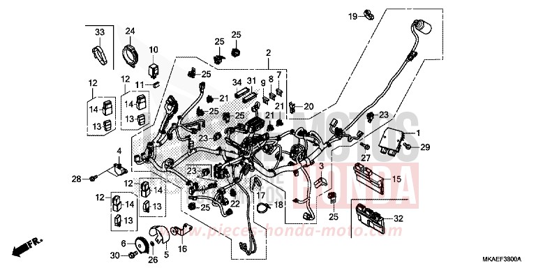 KABELBAUM von Integra 750 MAT ALPHA SILVER METALLIC (NHB73) von 2019